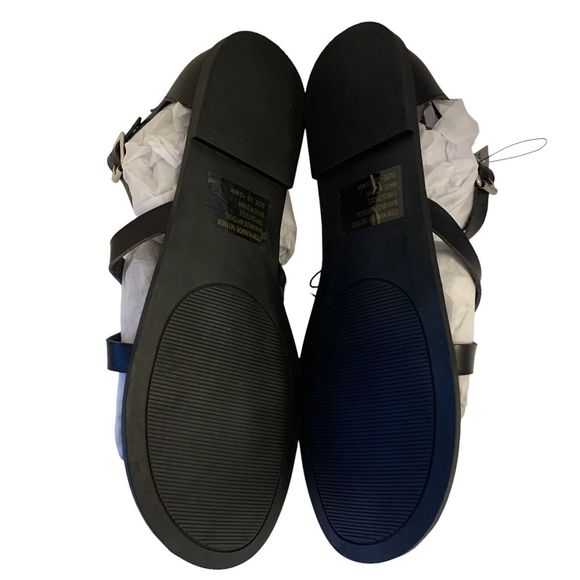 Torrid Black Strappy Gladiator Flat Slip On Sandals 13 WW Extra Wide NWOB - Picture 5 of 5